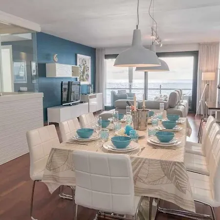 Lujoso A 1a Linea Del Mar Апартаменты